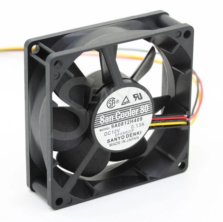 Для Sanyo 9A0812H409 12V 0.13A 8 см 80 мм 8025 серверные Инверторные Промышленные осевые