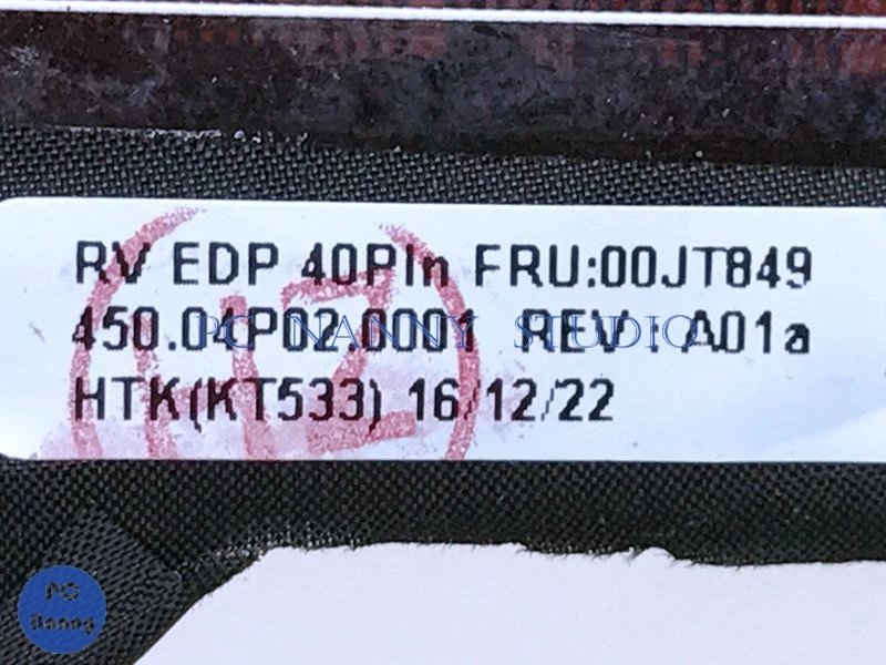 Новый оригинальный ЖК-видео WQHD кабель NOKOTION для Lenovo ThinkPad X1 YOGA 00JT849 450.04P02.0001 40PIN 2560*1440