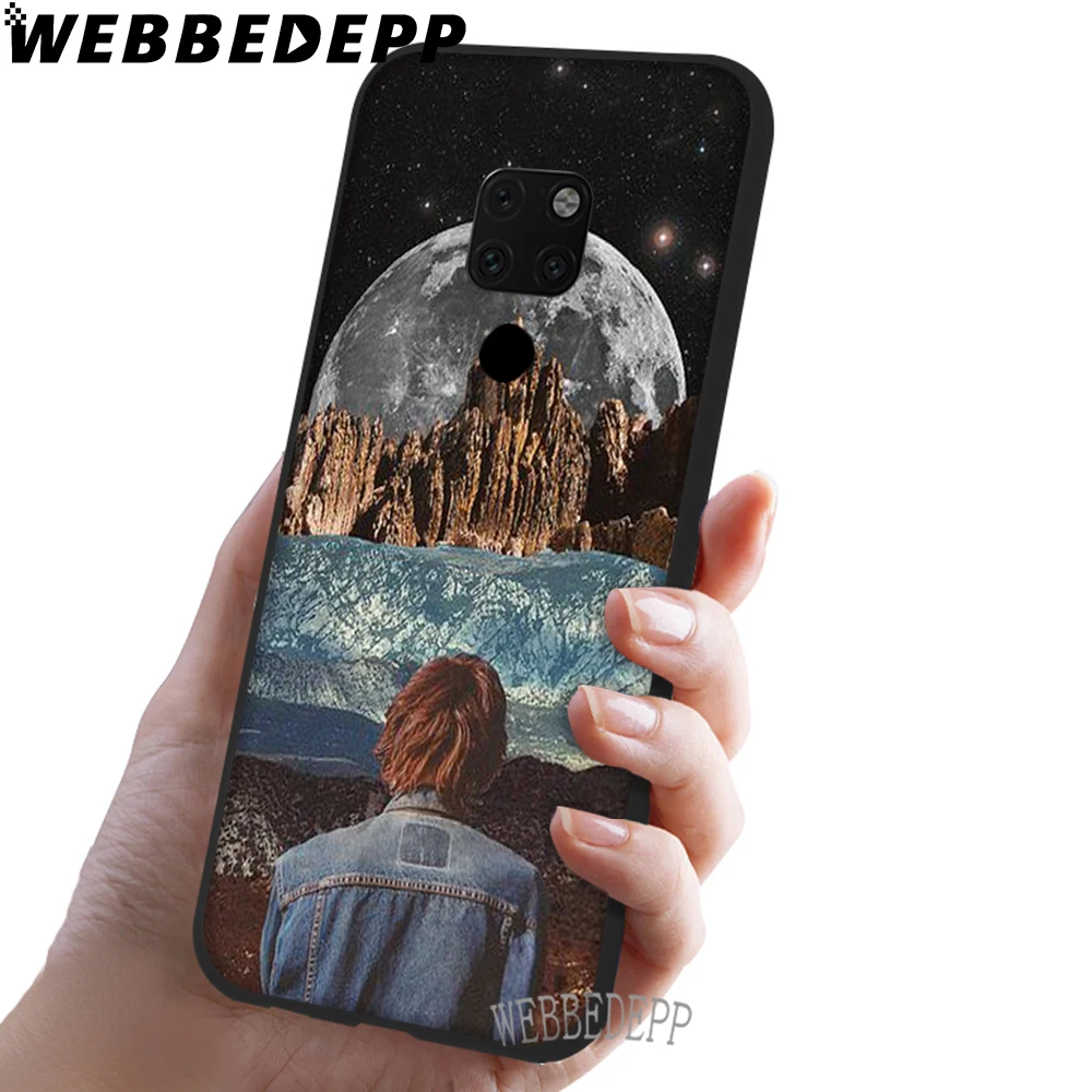 WEBBEDEPP винтажный Мягкий ТПУ чехол в стиле Триппи для Huawei Y6 Y7 Prime Y9 Mate 10 20 Lite Pro Nova 2i 3i 4