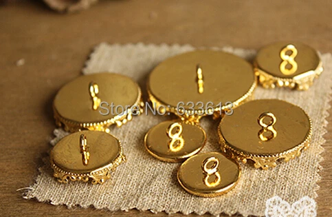 Бесплатная доставка! Очаровательные Подвески золотого цвета 100 шт./лот