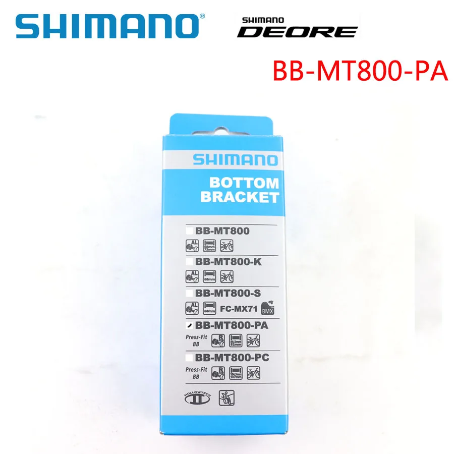 Shimano XT BB MT800 прессованный Нижний Кронштейн DEORE MTB Запчасти для горного