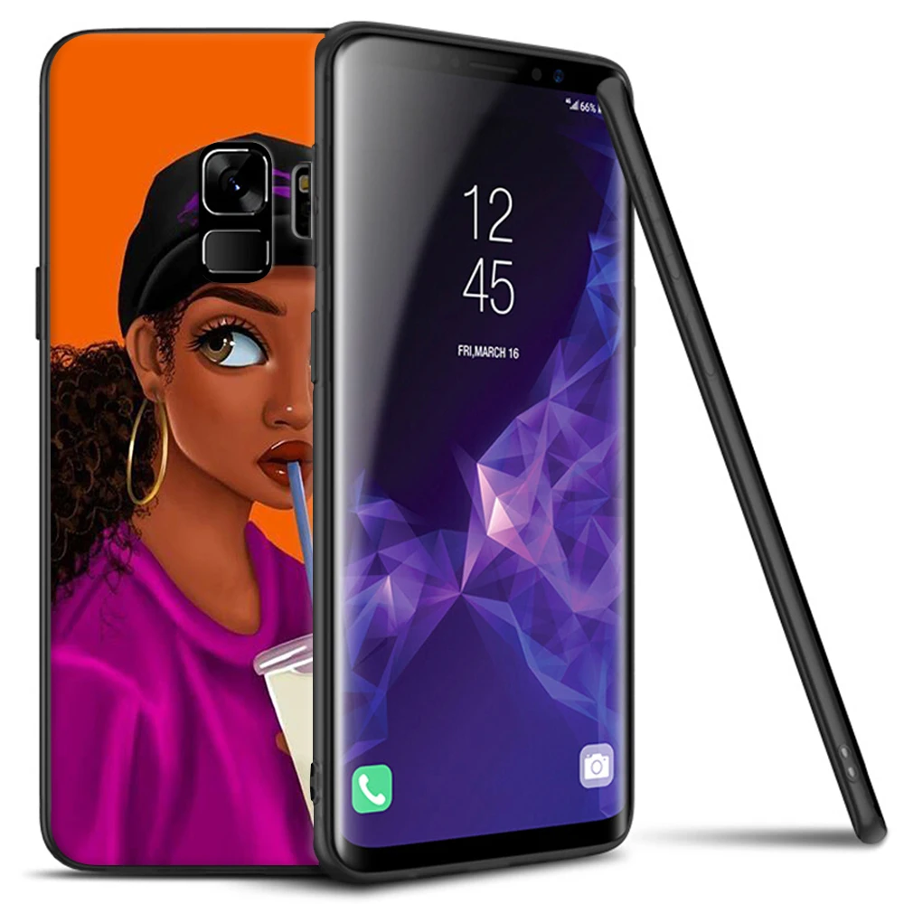 Мягкий ТПУ чехол для телефона Lavaza Black Girl Magic Melanin Poppin Samsung Galaxy A10 A30 A40 A50 A70 M10 M20 M30