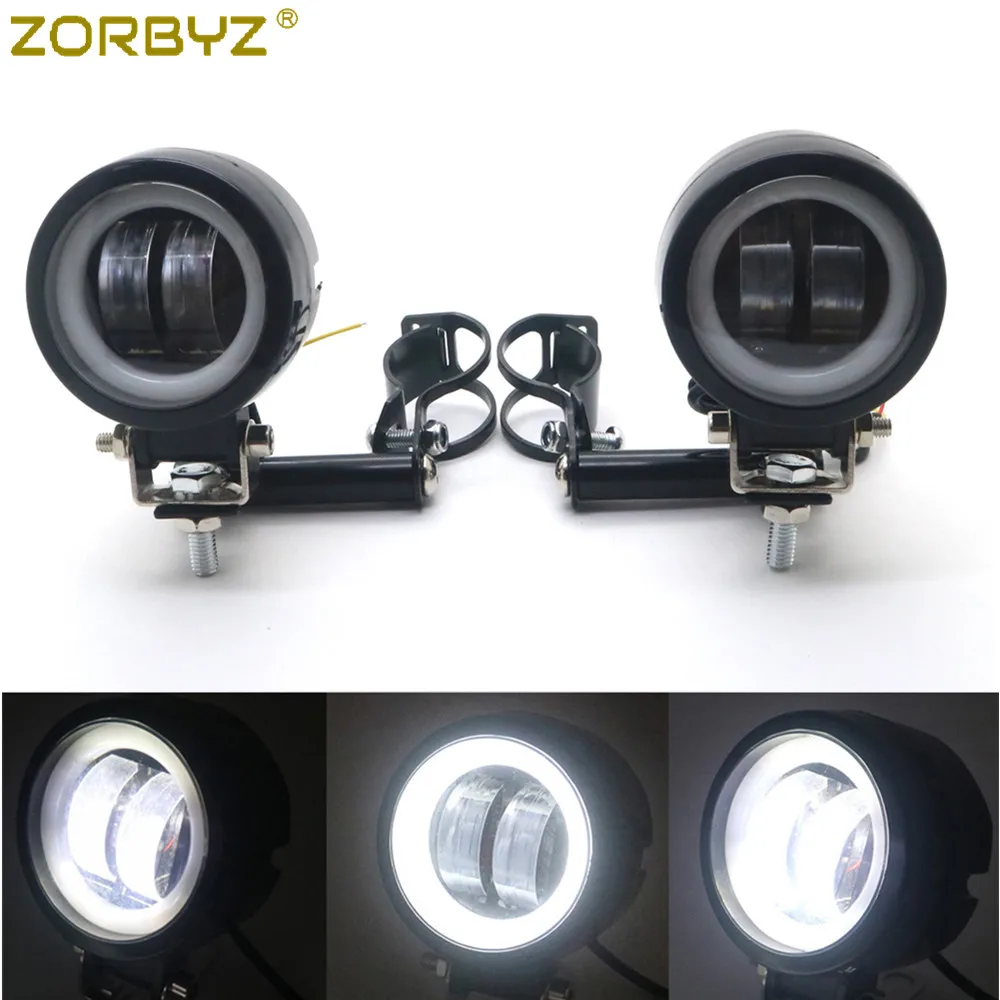 ZORBYZ ЧЕРНЫЙ светодиод Angel Eye Halo Кольцо Проходное пятно противотуманная фара с 33 43