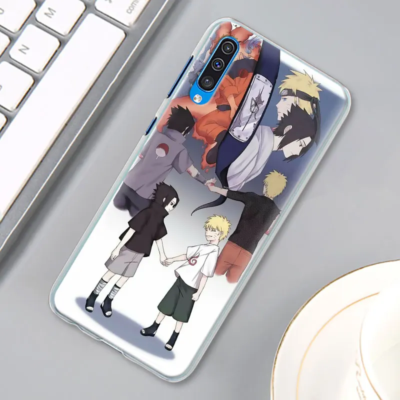 Ботинки в стиле аниме «Naruto Наруто минималистский чехол КРЫШКА ДЛЯ samsung Galaxy A30 A40 A50 A70 A6 A8 плюс A7 A9 M30 чехол для телефона Coque
