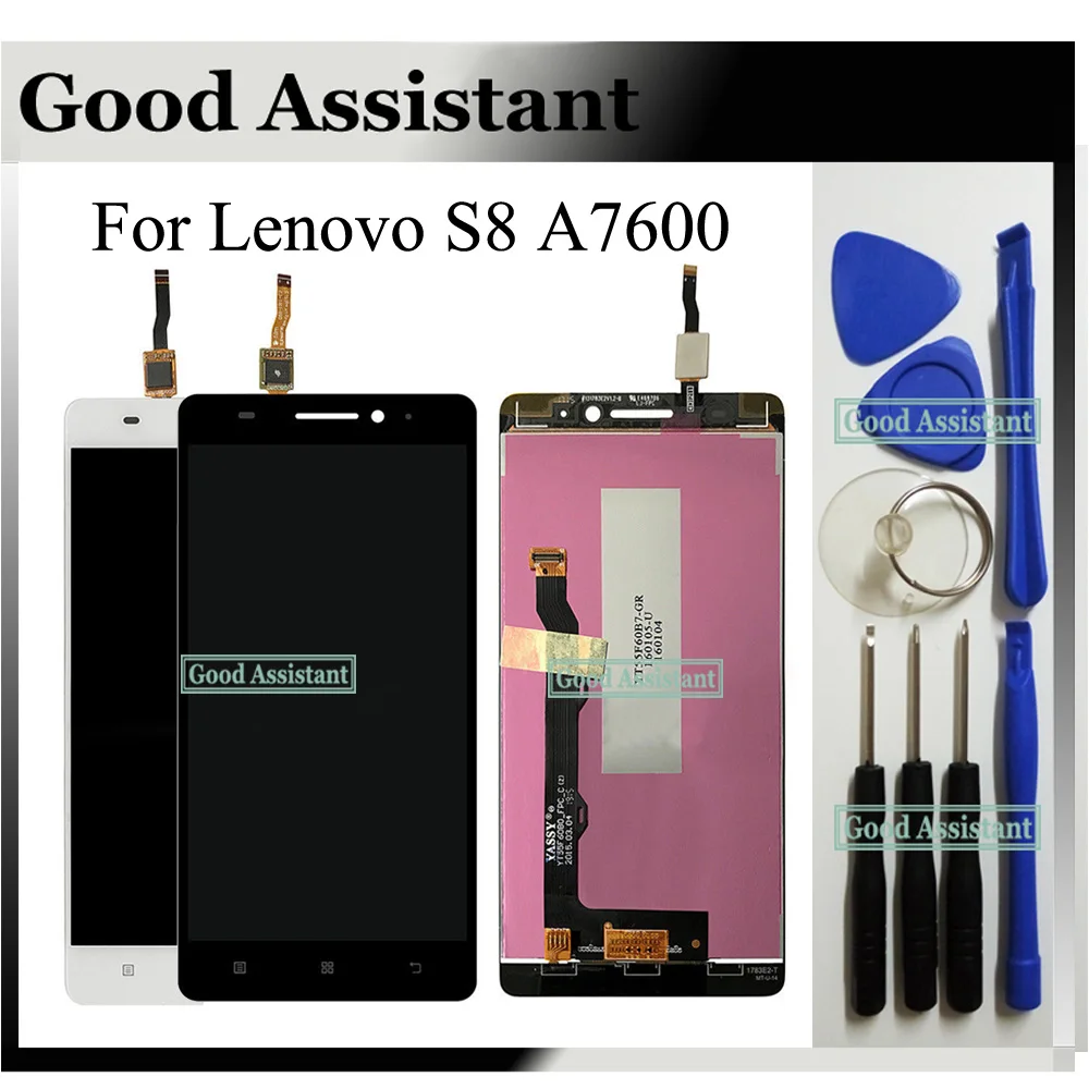 Белый/черный 5 дюймов для Lenovo Golden Warrior S8 A7600 A7600M M ЖК дисплей с сенсорным экраном и