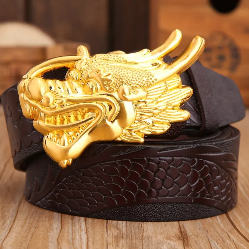 2017 Real New Adult Men's Cowhide Leather Belts Designer Luxury Brand Copper G Buckle High Quality Genuine Belt Length 130cm |