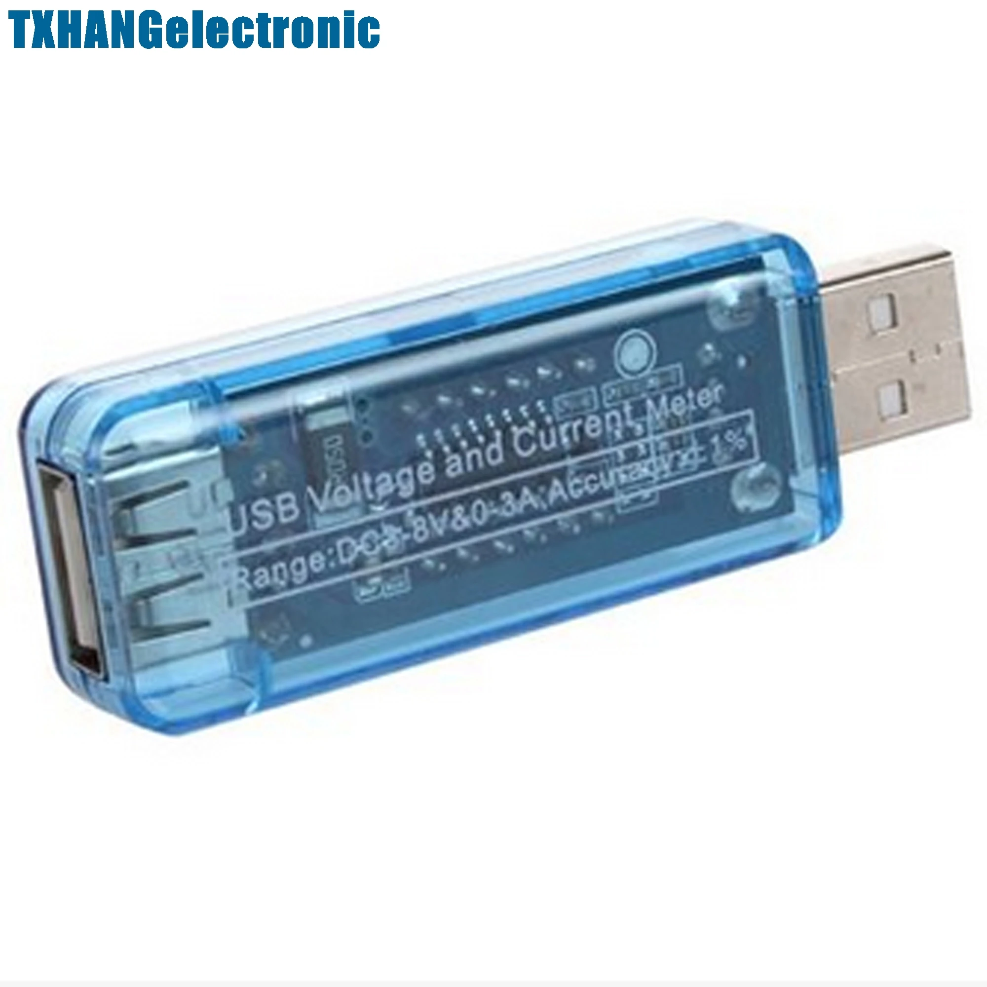 Портативный светодиодный цифровой USB тестер напряжения и тока | Электронные