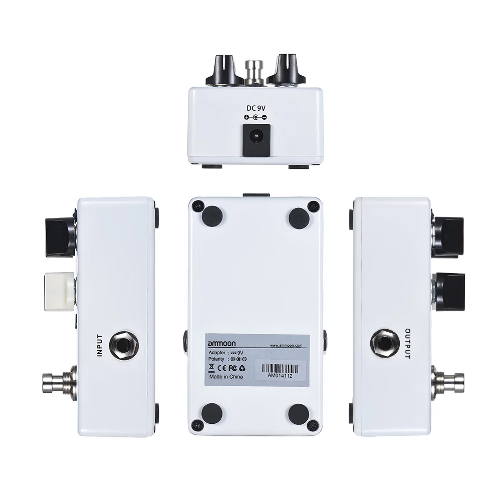 Педаль для гитарных эффектов ammoon POCKECHO Delay & Looper 8 задержки Макс. 300 сек петля