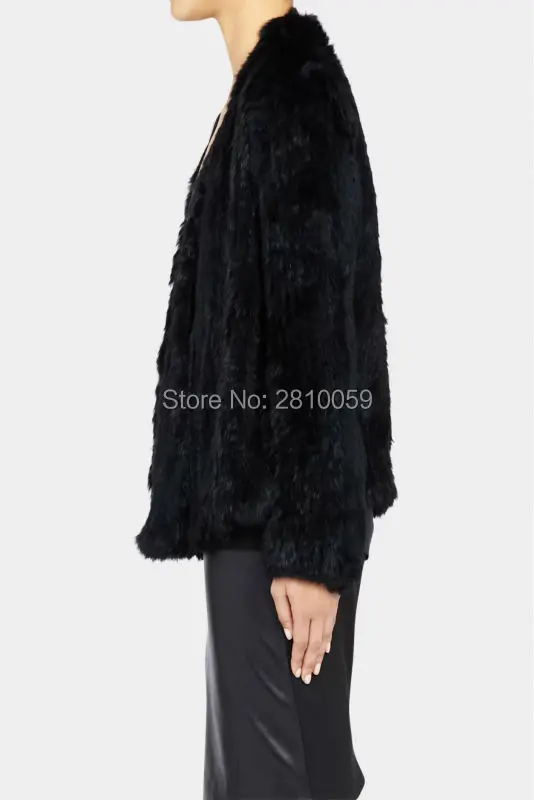 J0013 австралийская новая толстая трикотажная женская зимняя теплая модная шуба из