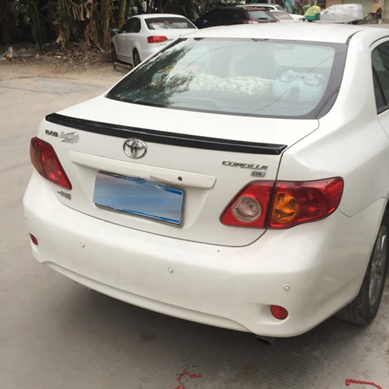 Спойлер из АБС материала для Toyota Corolla заднее крыло автомобиля некрашенный задний