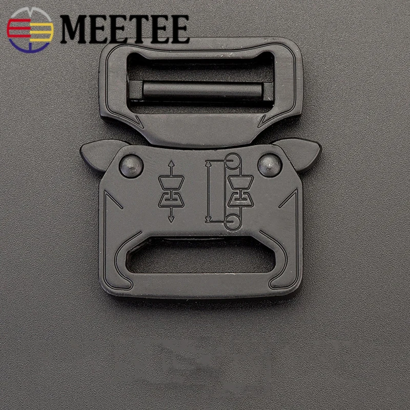 Meetee 1/2/4 шт. с быстросъемным ID27mm открытый металлический крючок для ношения на ремне для рюкзак поясные резинки весна пряжки изделия для шитья аксессуар AP353