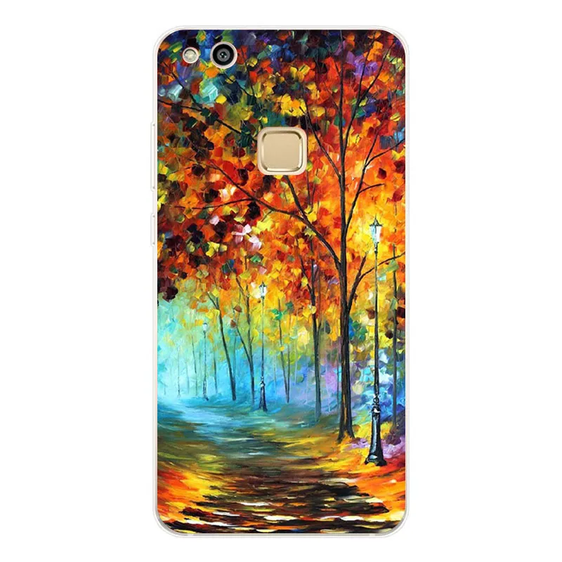 huawei p10 lite Case Silicon Graffiti 3D relief Painting Soft TPU Back Cover for 5.2&quot Phone protect Bags shell |