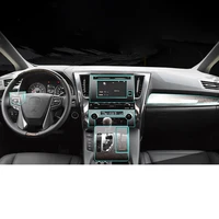 car sticker for toyota transparent tpu protective film stickers for toyota alphard interior accessories