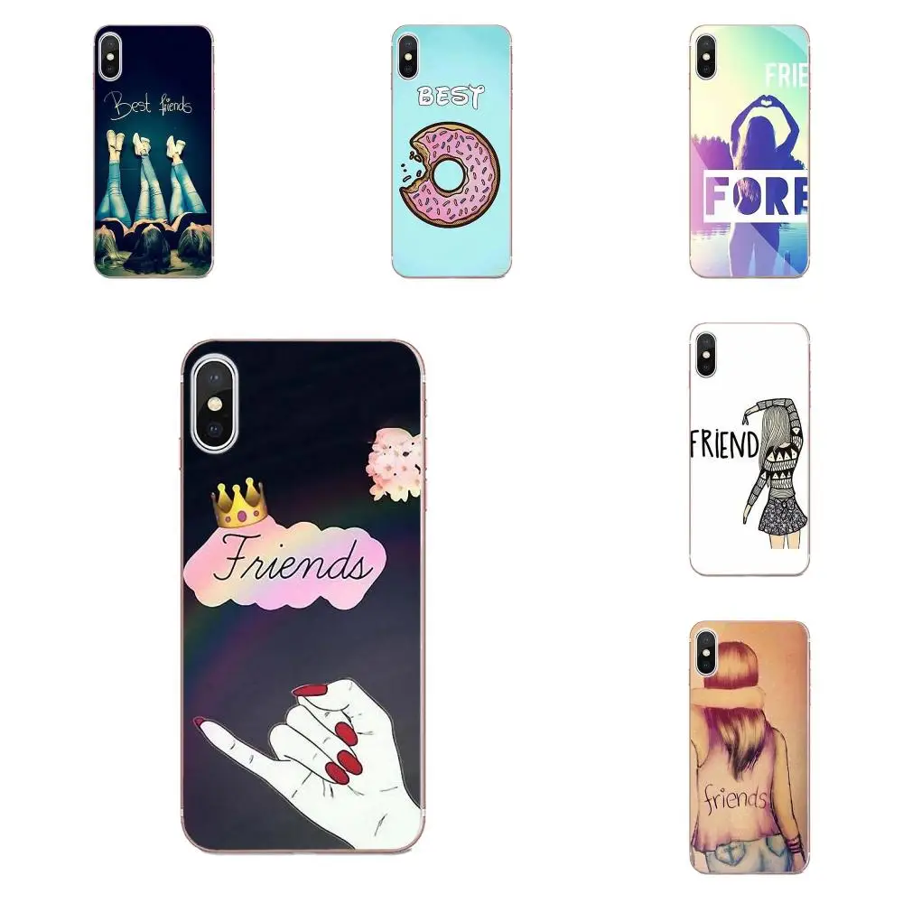 Мягкие чехлы для мобильных телефонов Best Friend Bff Huawei P7 Honor 4C 5A 5C 5X 6 6C 6A 6X 7 7X 8 9 V8 V10 Y3II Y5II