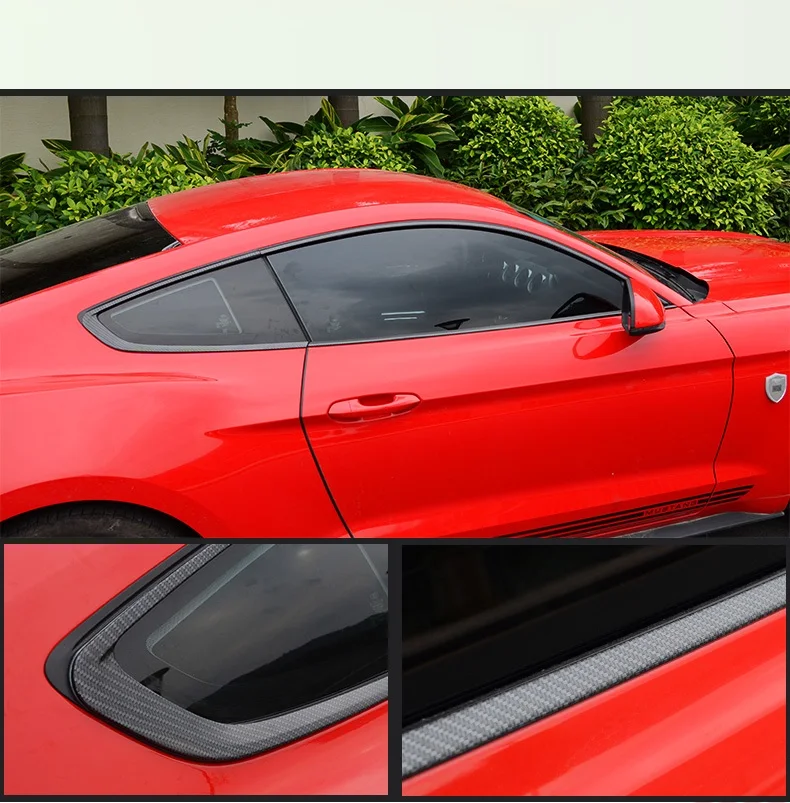 Подходит для Ford Mustang отделка окон из углеродного волокна яркое - Цена: 18 589,29 руб.