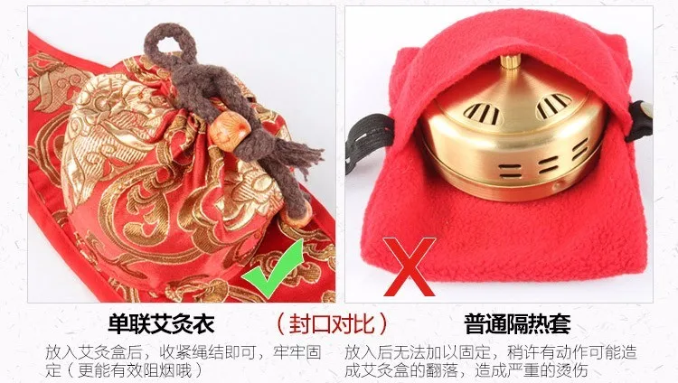 

high quality Copper portable moxibustion massage box acupuncture point chart