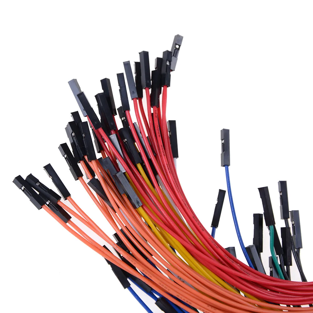 10 шт./лот 20 см мягкий силиконовый провод 24AWG 1Pin Женский Соединительный Dupont кабель