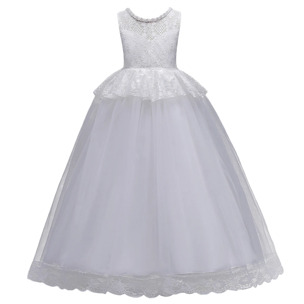 

BAOHULU Newest Princess Lace Girl Dress Summer Tutu Wedding Birthday Party Dresses For Girls Children's Costume Prom Dress