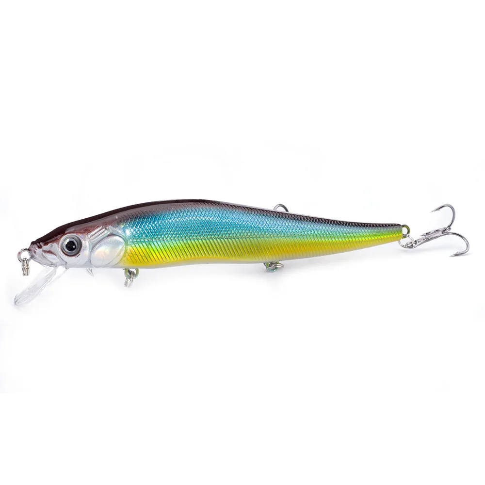 J SEALURER Hot Color 140mm 23g Fishing Lure Float Jerkbait Hard Bait Dive 1.5m Bass Wobblers 3 Hooks Minnow - Цвет: J