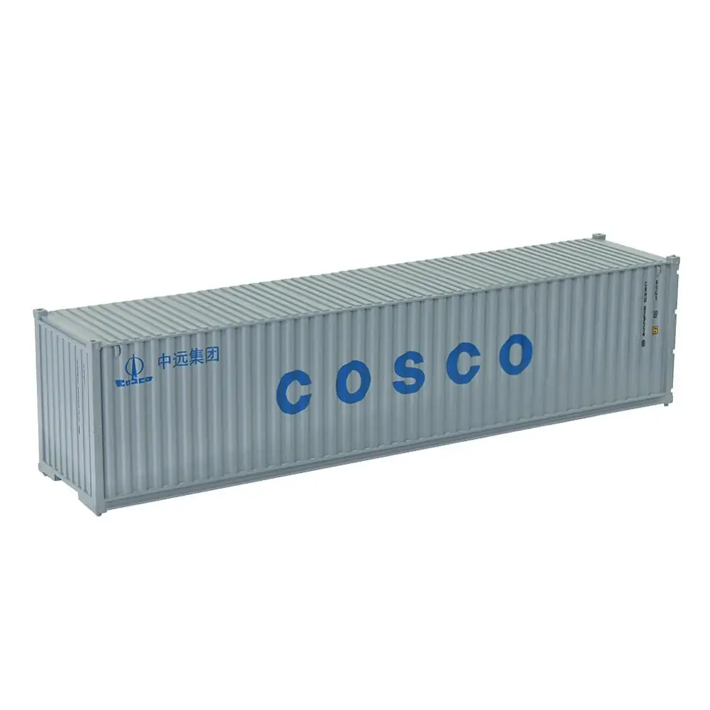 COSCO 3 шт. Хо масштабная модель поезда 40 футовый контейнер 40ft сборный дом с доставкой в грузовой вагон 1: 87 C8746 железной дороги - Color: COSCO