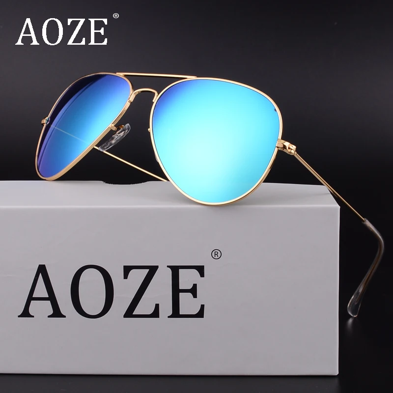 Солнцезащитные очки AOZE поляризационные для мужчин и женщин зеркальные