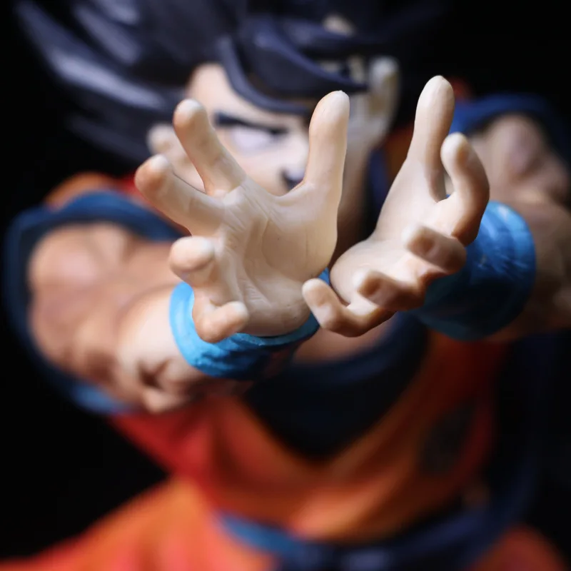 Dragon Ball Super Saiyan Son Goku Shock Wave Pvc Action Figure Model Toy Movie &amp TV DIY Display Cartoon Chrstmas Gift | Игрушки и