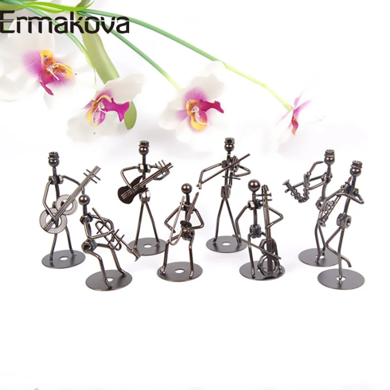 ERMAKOVA 5 1 &quotметаллический музыкальный тромбон скульптурный инструмент статуэтка