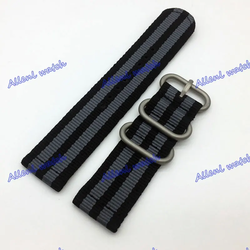 2 шт. Сменные нейлоновые Ремешки для наручных часов с пряжкой из нержавеющей