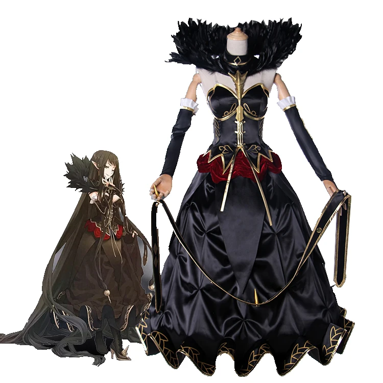 Карнавальный костюм Fate Apocrypha Semiramis черное бальное платье на Хэллоуин королевы