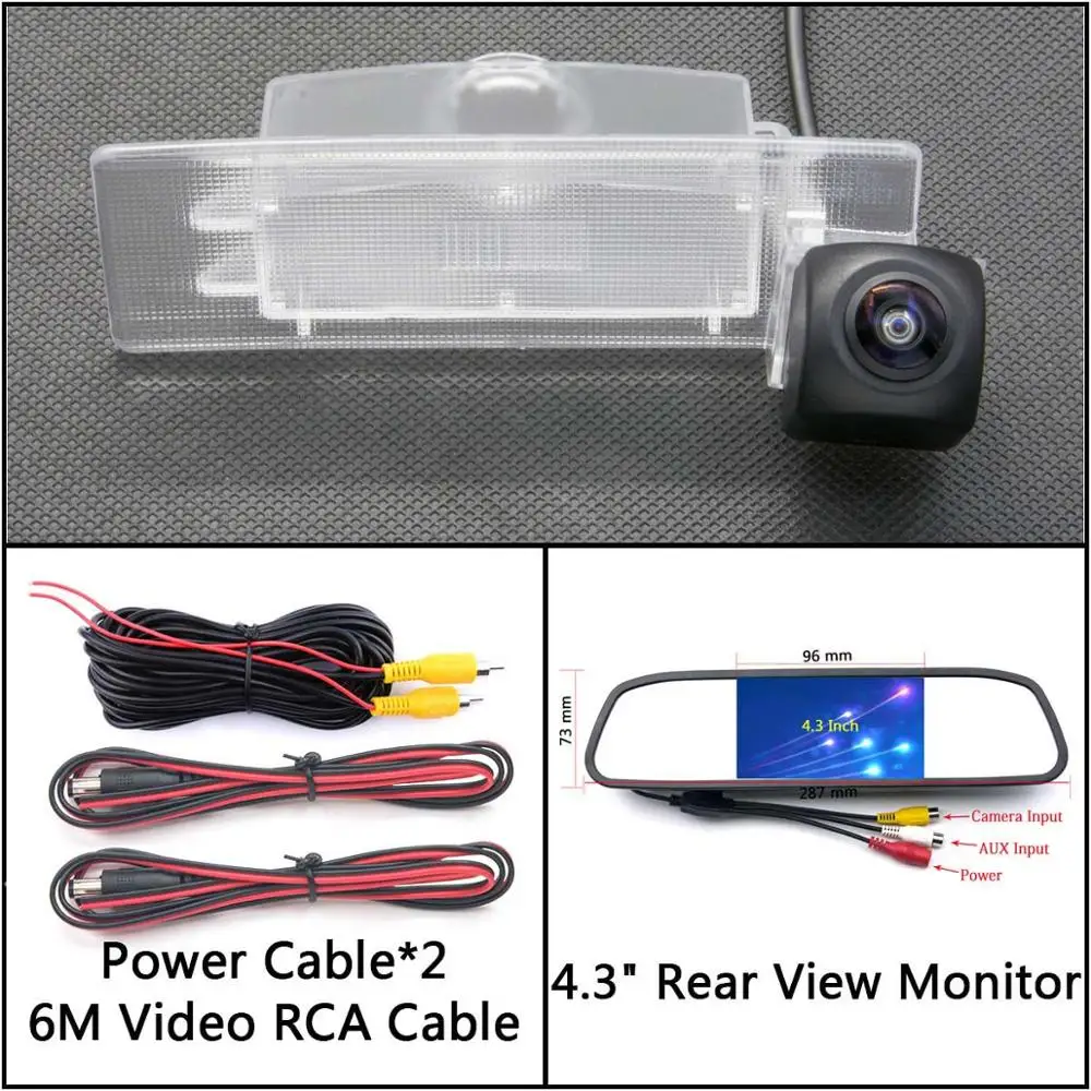 Cam N 4.3 Mirror 175 градусов HD камера заднего вида для KIA kx5 Sportage 4 QL парковочный монитор ночного видения - Название цвета: Cam N 4.3 Mirror