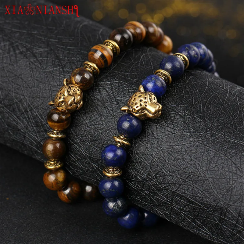Мужские и женские браслеты XIAONIANSHI в античном стиле|bracelets for|head braceletnatural stone beads bracelet