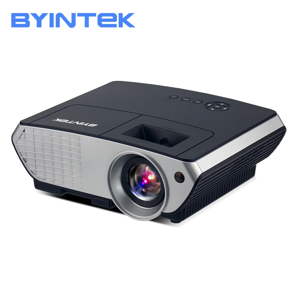 BYINTEK бренд BL126 150 дюйма HDMI USB ЖК мультимедиа цифрового дома Театр HD видео с