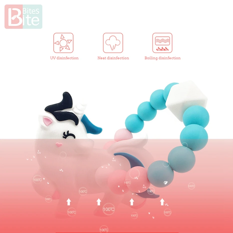 1 шт. силиконовый браслет-прорезыватель для зубов | Мать и ребенок