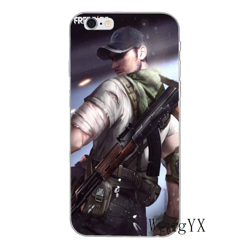 Силиконовый чехол для телефона Free Fire Game Art для samsung Galaxy S10 Lite S9 S8 S7 S6 edge Plus S5 S4 Note 9 8 5 4 mini - Color: Game-Art-A-11