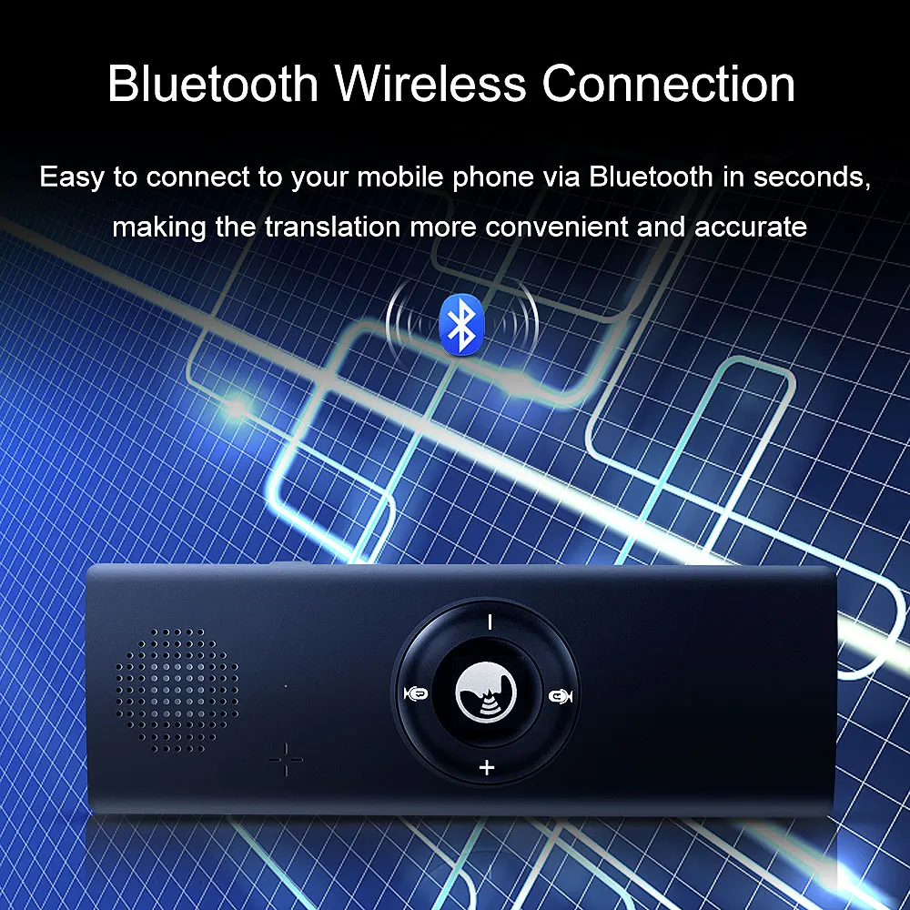 Умный переводчик голоса T6 с функцией Bluetooth для фото точный перевод и быстрый