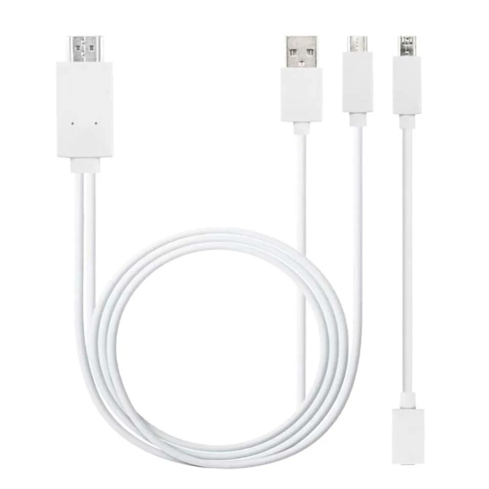 Популярный 5 контактный и 11 1080P MHL Micro USB в HDMI совместимый кабель адаптер конвертер