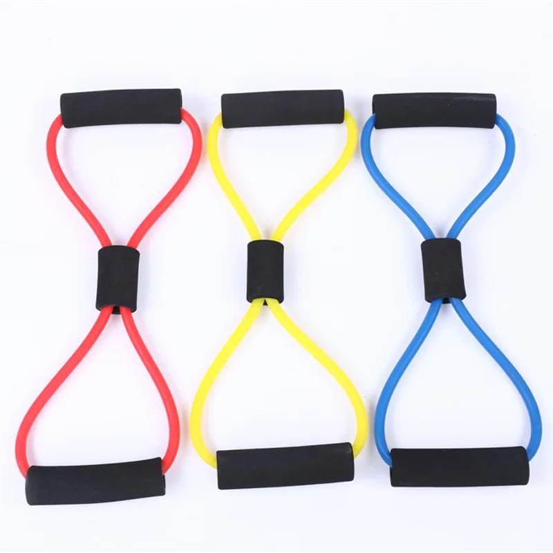 CRUSHONU 8 Word Chest Fitness Gum Rubber LOOP Latex Resistance Equipment Stretch Yoga Training Crossfit Elastic Band | Спорт и