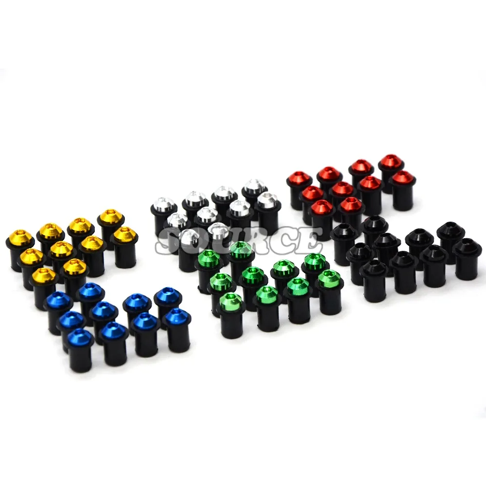 Универсальные болты с шипами для лобового стекла мотоцикла 5 мм 10 шт. винтовые