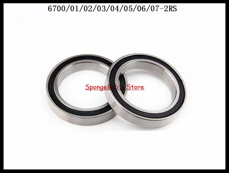 

6-15pcs/Lot 6704-2RS / 6705-2RS / 6706-2RS / 6707-2RS The Rubber Sealing Cover Thin Wall Deep Groove Ball Bearing