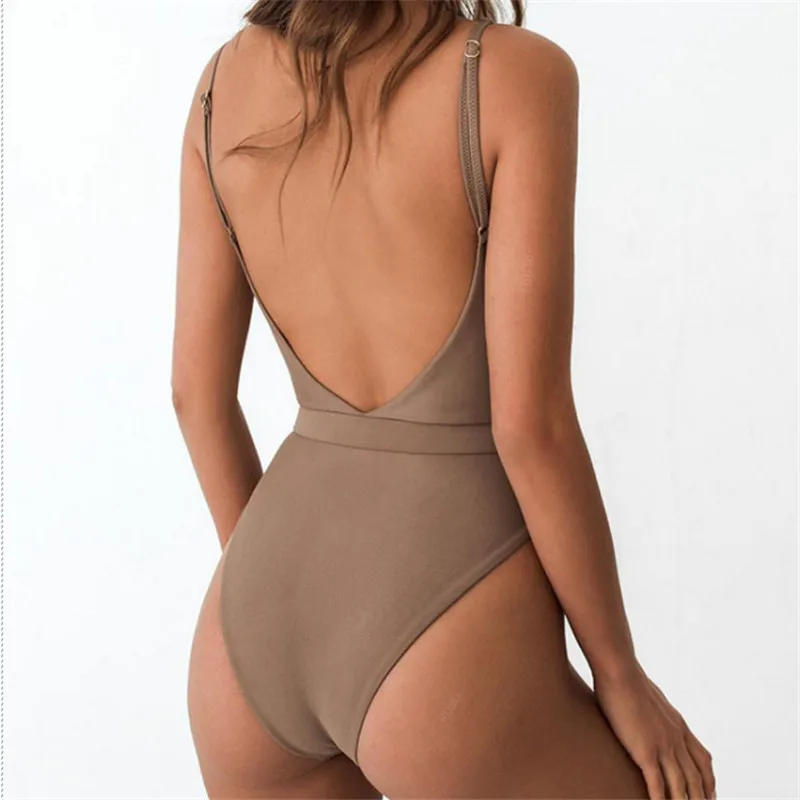 Женские комбинезоны лето 2019 пикантные без рукавов на бретелях с v-образным