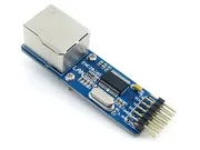 Плата Ethernet ENC28J60 для подключения микроконтроллеров к сети с разъемом RJ45 и