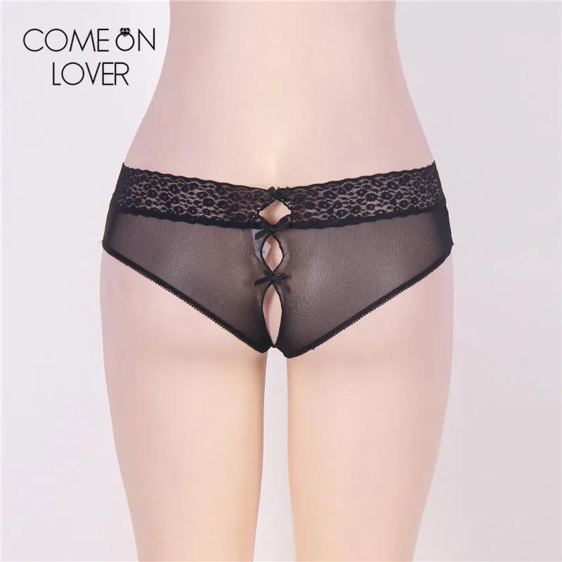 Женское нижнее белье Comeonlover тонкие прозрачные кружевные трусы с низкой талией