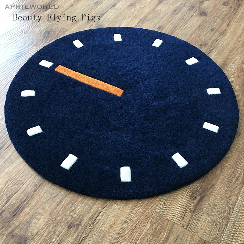 

Watch Clock Carpet Painting Living Room Bedroom Carpet Sofa Coffee Table Mat Full Floor Carpet Tatami Bedside Blanket Thicken