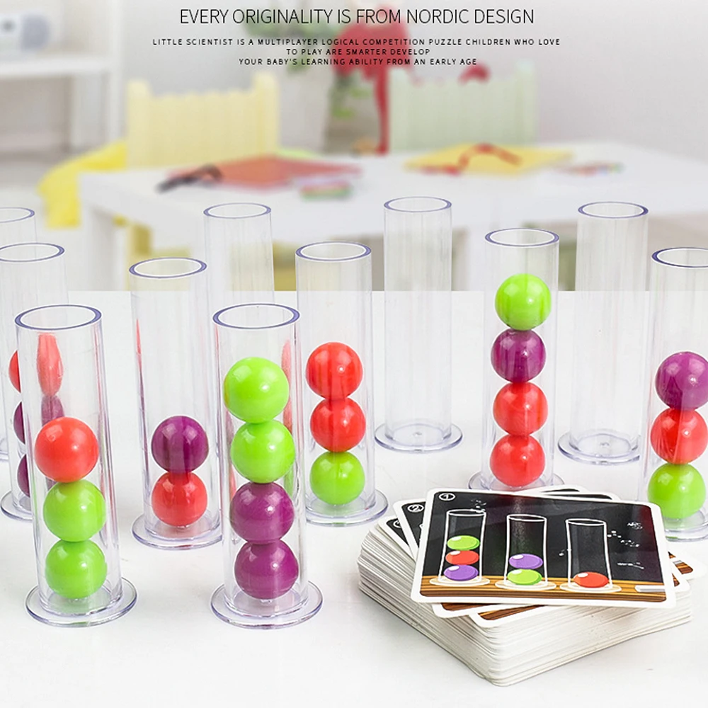 Учёные логическое мышление настольные игры 2-4 игроков семейная игра для детей с