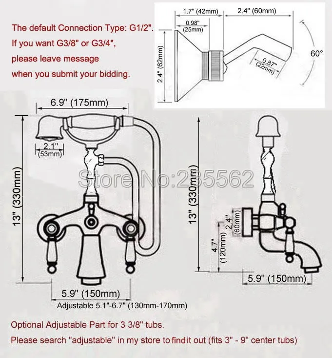 Настенный кран для ванной золотой цвет латунный раковины телефонный стиль набор