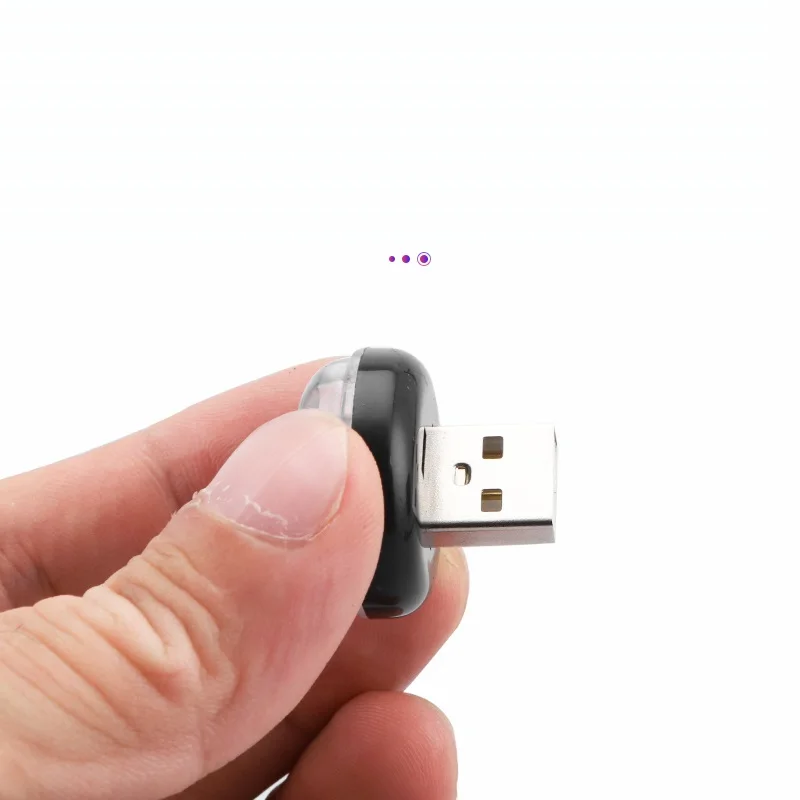 Светодиодная автомобильная USB мини-лампа DJ RGB мини цветная музыкальная звуковая