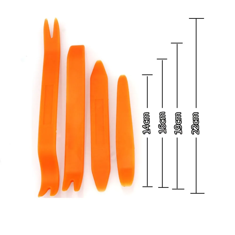 4Pcs Portable Auto Car Radio Panel Door Clip Trim Dash Audio Removal Installer Pry Kit Repair Tool Hand Tools | Инструменты