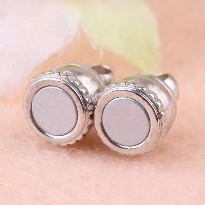 

New 12pcs Sliver Magnetic Clasp DIY Connectors Accessories Jewelry Bracelet Necklace Making Fittings 12x16.5mm