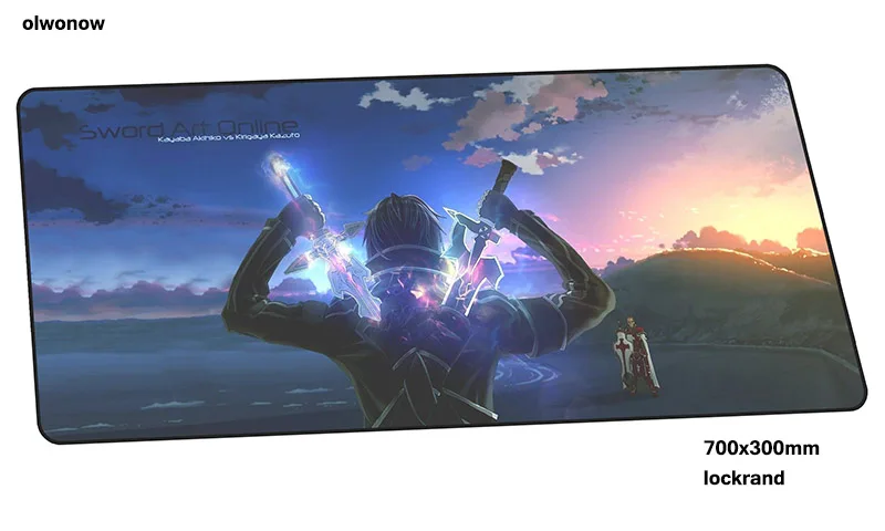 design 4 Sword Art Online Коврик Для Мыши Компьютерный красочный геймерский коврик для мыши 70x30 см padmouse sao Коврик Для Мыши Эргономичный гаджет офисный стол коврики - Цвет: design 4