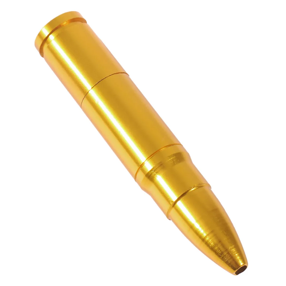 Золотые мини трубки из металла 1 шт. портативные креативные инструменты для
